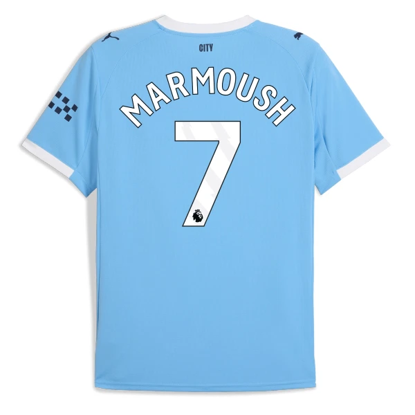 Manchester City Marmoush 7 Hjemmetrøye 2025/2026 Manchester City Marmoush 7 Hjemmetrøye 2025/2026