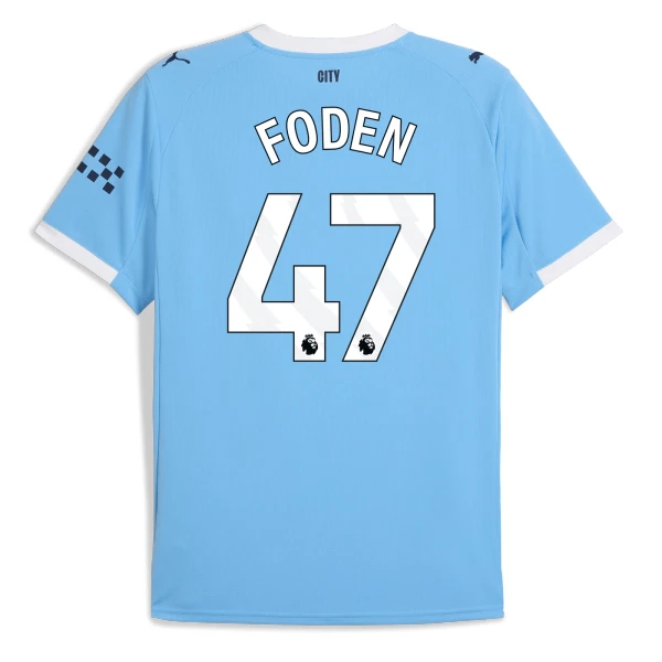Manchester City Phil Foden 47 Hjemmetrøye 2025/2026 Manchester City Phil Foden 47 Hjemmetrøye 2025/2026