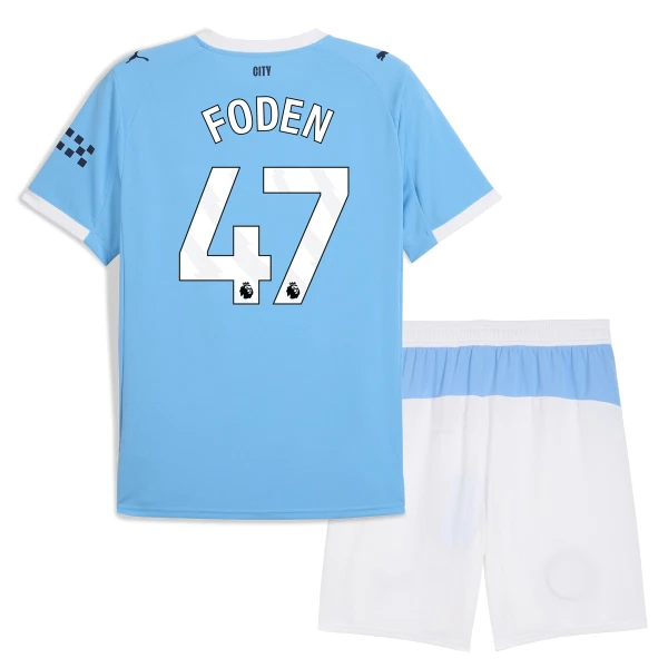 Manchester City Phil Foden 47 Hjemmetrøye Barn 2025/2026 Manchester City Phil Foden 47 Hjemmetrøye Barn 2025/2026