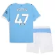 Manchester City Phil Foden 47 Hjemmetrøye Barn 2025/2026 Manchester City Phil Foden 47 Hjemmetrøye Barn 2025/2026
