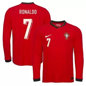 Portugal Cristiano Ronaldo 7 Hjemmetrøye 2025 Langermet Portugal Cristiano Ronaldo 7 Hjemmetrøye 2025 Langermet