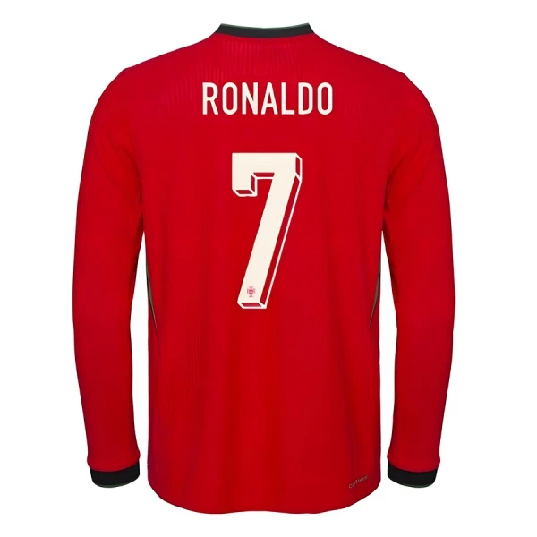 Portugal Cristiano Ronaldo 7 Hjemmetrøye 2025 Langermet