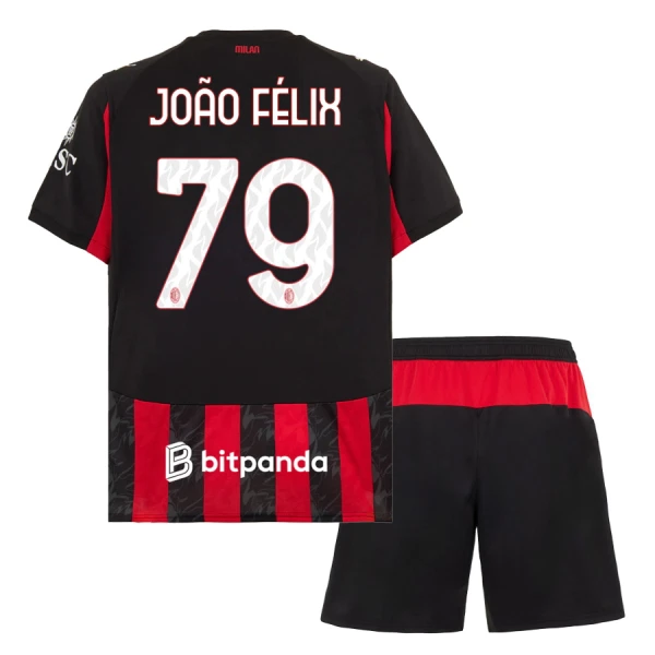 AC Milan João Félix 79 Hjemmetrøye Barn 2025/2026 AC Milan João Félix 79 Hjemmetrøye Barn 2025/2026