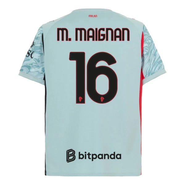 AC Milan M. Maignan 16 Målvakt Trøye 2025/2026 Blå AC Milan M. Maignan 16 Målvakt Trøye 2025/2026 Blå