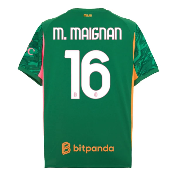 AC Milan M. Maignan 16 Målvakt Trøye 2025/2026 Grønn AC Milan M. Maignan 16 Målvakt Trøye 2025/2026 Grønn