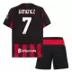 AC Milan Santiago Gimenez 7 Hjemmetrøye Barn 2025/2026 AC Milan Santiago Gimenez 7 Hjemmetrøye Barn 2025/2026