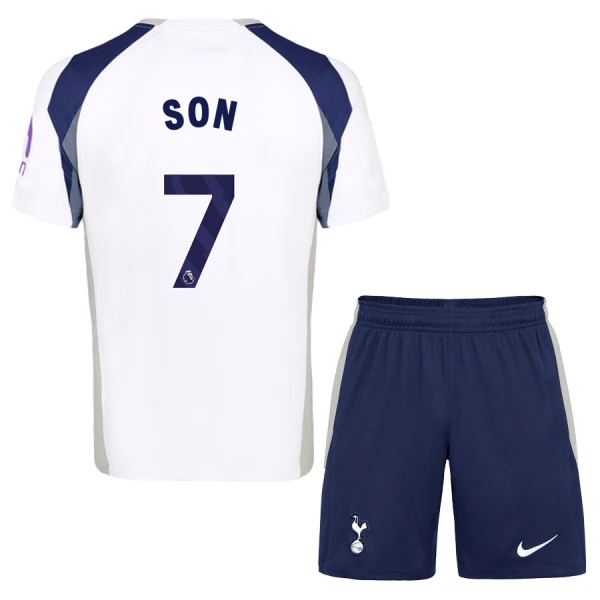 Tottenham Hotspur Heung-min Son 7 Hjemmetrøye Barn 2025/2026 Tottenham Hotspur Heung-min Son 7 Hjemmetrøye Barn 2025/2026