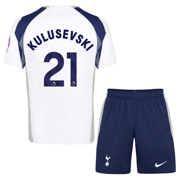 Tottenham Hotspur Kulusevski 21 Hjemmetrøye Barn 2025/2026 Tottenham Hotspur Kulusevski 21 Hjemmetrøye Barn 2025/2026
