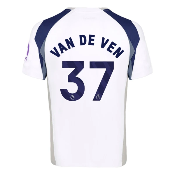 Tottenham Hotspur Van De Ven 37 Hjemmetrøye 2025/2026 Tottenham Hotspur Van De Ven 37 Hjemmetrøye 2025/2026
