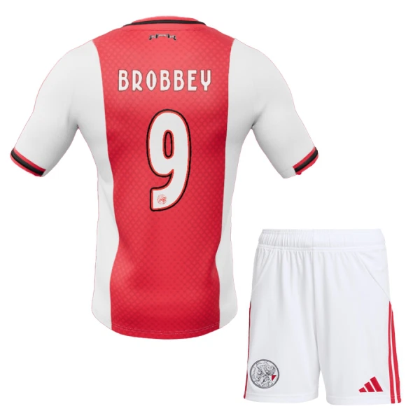 Ajax Amsterdam Amsterdam Brobbey 9 Hjemmetrøye Barn 2025/2026 Ajax Amsterdam Amsterdam Brobbey 9 Hjemmetrøye Barn 2025/2026