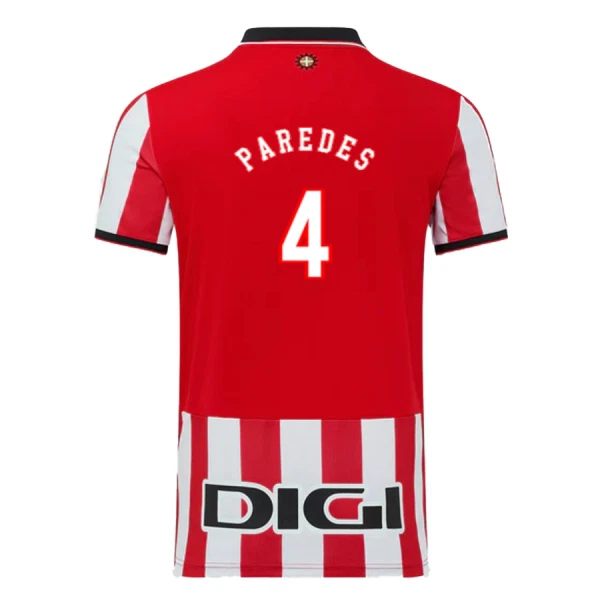 Athletic Bilbao Paredes 4 Hjemmetrøye 2025/2026 Athletic Bilbao Paredes 4 Hjemmetrøye 2025/2026