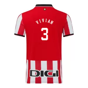 Athletic Bilbao Vivian 3 Hjemmetrøye 2025/2026 Athletic Bilbao Vivian 3 Hjemmetrøye 2025/2026