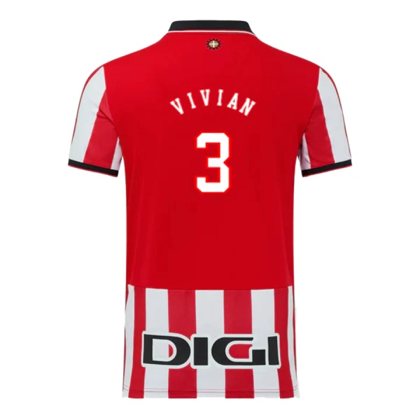 Athletic Bilbao Vivian 3 Hjemmetrøye 2025/2026 Athletic Bilbao Vivian 3 Hjemmetrøye 2025/2026