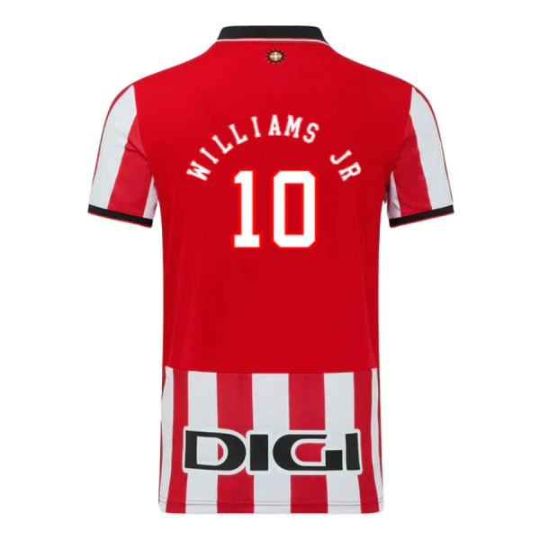 Athletic Bilbao Williams JR 10 Hjemmetrøye 2025/2026 Athletic Bilbao Williams JR 10 Hjemmetrøye 2025/2026
