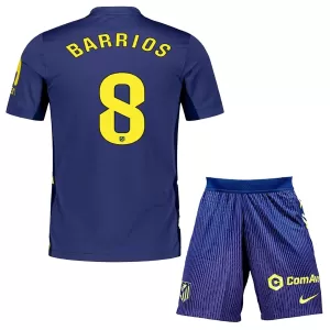 Atlético Madrid Barrios 8 Bortetrøye Barn 2025/2026 Atlético Madrid Barrios 8 Bortetrøye Barn 2025/2026