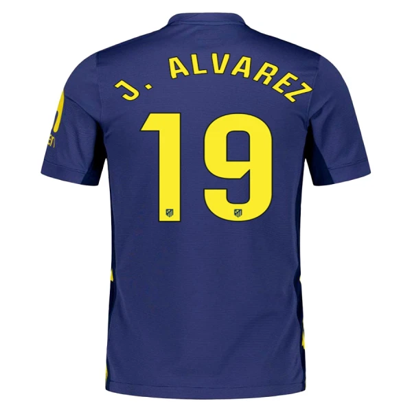Atlético Madrid Julián Álvarez 19 Bortetrøye 2025/2026 Atlético Madrid Julián Álvarez 19 Bortetrøye 2025/2026