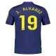 Atlético Madrid Julián Álvarez 19 Bortetrøye 2025/2026 Atlético Madrid Julián Álvarez 19 Bortetrøye 2025/2026