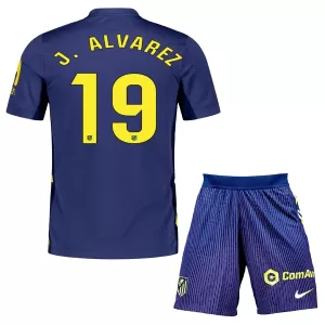 Atlético Madrid Julián Álvarez 19 Bortetrøye Barn 2025/2026 Atlético Madrid Julián Álvarez 19 Bortetrøye Barn 2025/2026