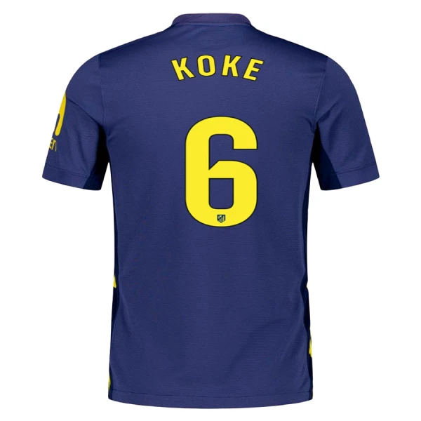Atlético Madrid Koke 6 Bortetrøye 2025/2026 Atlético Madrid Koke 6 Bortetrøye 2025/2026