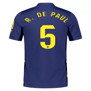 Atlético Madrid Rodrigo de Paul 5 Bortetrøye 2025/2026 Atlético Madrid Rodrigo de Paul 5 Bortetrøye 2025/2026