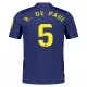 Atlético Madrid Rodrigo de Paul 5 Bortetrøye 2025/2026 Atlético Madrid Rodrigo de Paul 5 Bortetrøye 2025/2026