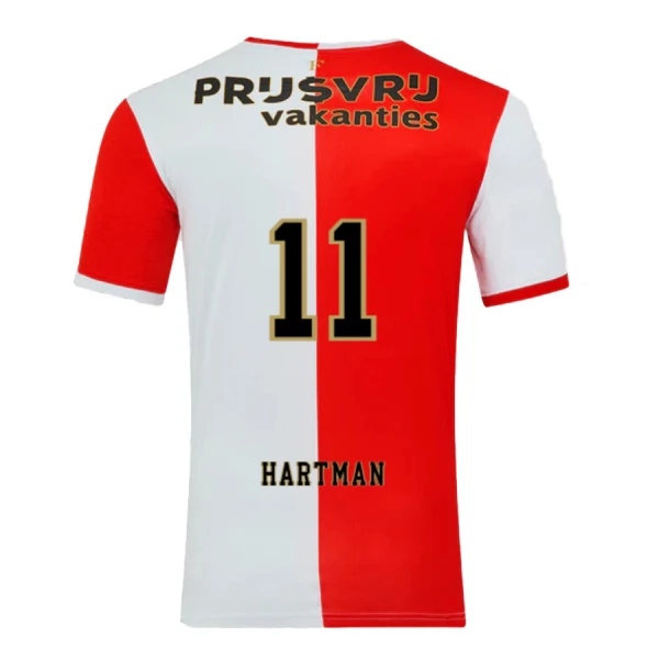 Feyenoord Rotterdam Hartman 11 Hjemmetrøye 2025/2026 Feyenoord Rotterdam Hartman 11 Hjemmetrøye 2025/2026
