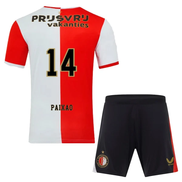 Feyenoord Rotterdam Paixao 14 Hjemmetrøye Barn 2025/2026 Feyenoord Rotterdam Paixao 14 Hjemmetrøye Barn 2025/2026