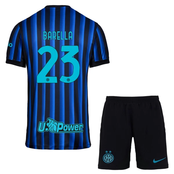Inter Milan Barella 23 Hjemmetrøye Barn 2025/2026 Inter Milan Barella 23 Hjemmetrøye Barn 2025/2026