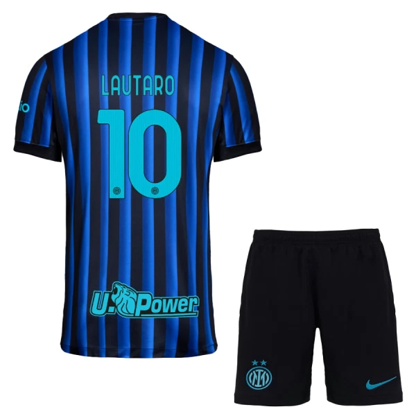 Inter Milan Lautaro Martínez 10 Hjemmetrøye Barn 2025/2026 Inter Milan Lautaro Martínez 10 Hjemmetrøye Barn 2025/2026