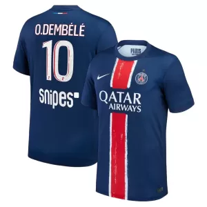 Paris Saint-Germain 1 Star Ousmane Dembélé 10 Hjemmetrøye 2024/2025 Paris Saint-Germain 1 Star Ousmane Dembélé 10 Hjemmetrøye 2024/2025