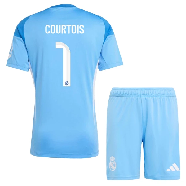 Real Madrid Thibaut Courtois 1 Målvakt Trøye Barn 2025/2026 Real Madrid Thibaut Courtois 1 Målvakt Trøye Barn 2025/2026