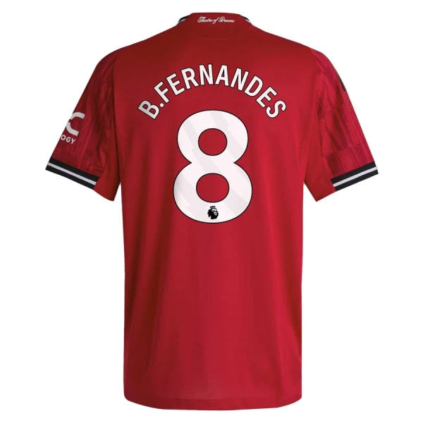 Manchester United Bruno Fernandes 8 Hjemmetrøye 2025/2026 Manchester United Bruno Fernandes 8 Hjemmetrøye 2025/2026