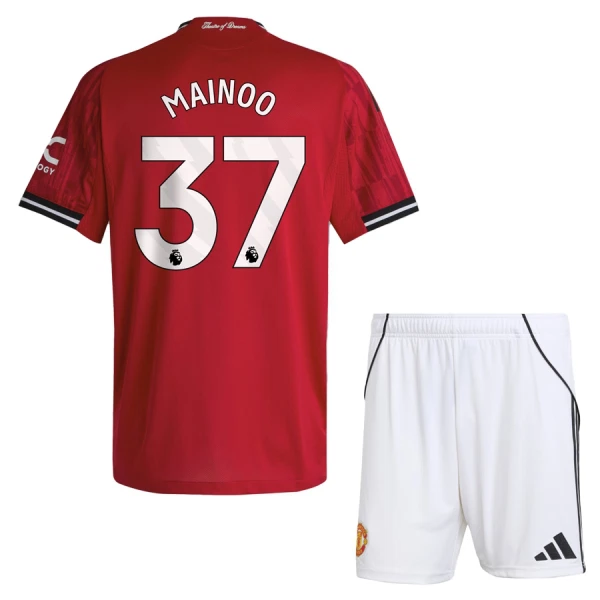 Manchester United Mainoo 37 Hjemmetrøye Barn 2025/2026 Manchester United Mainoo 37 Hjemmetrøye Barn 2025/2026