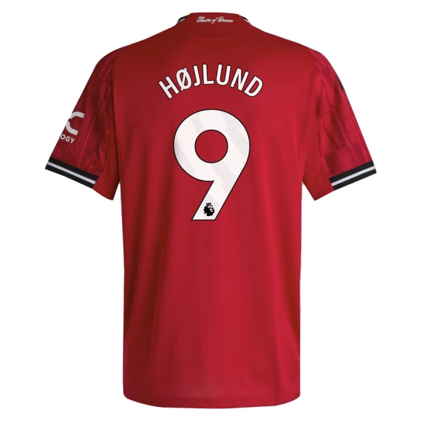 Manchester United Rasmus Højlund 9 Hjemmetrøye 2025/2026 Manchester United Rasmus Højlund 9 Hjemmetrøye 2025/2026