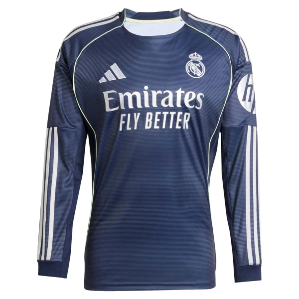 Real Madrid Bortetrøye 2025/2026 Langermet Real Madrid Bortetrøye 2025/2026 Langermet