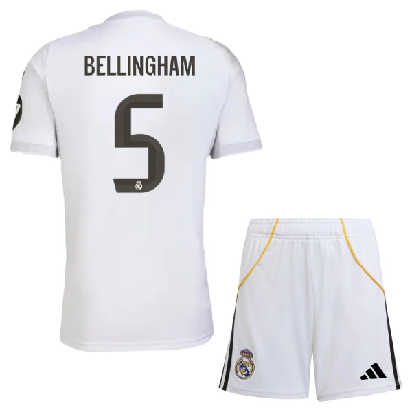 Real Madrid Jude Bellingham 5 Hjemmetrøye Barn 2025/2026 Real Madrid Jude Bellingham 5 Hjemmetrøye Barn 2025/2026