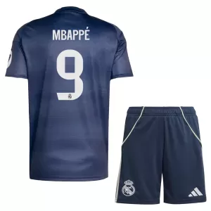 Real Madrid Kylian Mbappé 9 Bortetrøye Barn 2025/2026