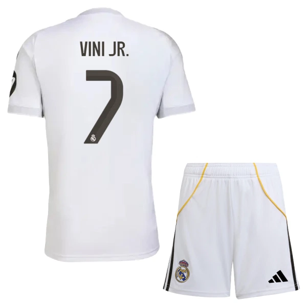 Real Madrid Vinicius Junior 7 Hjemmetrøye Barn 2025/2026 Real Madrid Vinicius Junior 7 Hjemmetrøye Barn 2025/2026