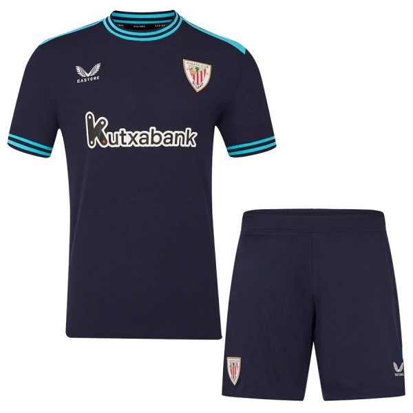 Athletic Bilbao Bortetrøye Barn 2025/2026 Athletic Bilbao Bortetrøye Barn 2025/2026