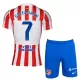 Atlético Madrid Antoine Griezmann 7 Hjemmetrøye Barn 2025/2026 Atlético Madrid Antoine Griezmann 7 Hjemmetrøye Barn 2025/2026