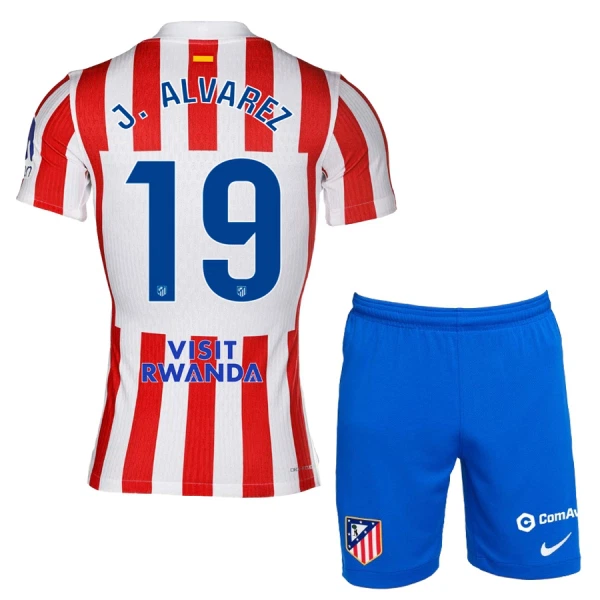 Atlético Madrid Julián Álvarez 19 Hjemmetrøye Barn 2025/2026