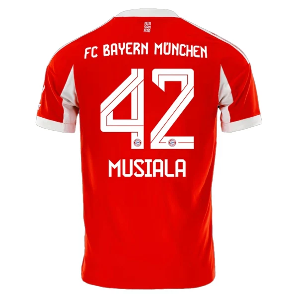 FC Bayern München Jamal Musiala 42 Hjemmetrøye 2025/2026 FC Bayern München Jamal Musiala 42 Hjemmetrøye 2025/2026