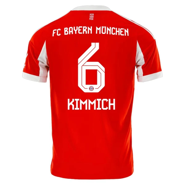 FC Bayern München Joshua Kimmich 6 Hjemmetrøye 2025/2026 FC Bayern München Joshua Kimmich 6 Hjemmetrøye 2025/2026