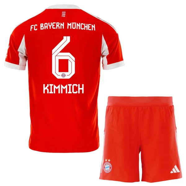 FC Bayern München Joshua Kimmich 6 Hjemmetrøye Barn 2025/2026 FC Bayern München Joshua Kimmich 6 Hjemmetrøye Barn 2025/2026
