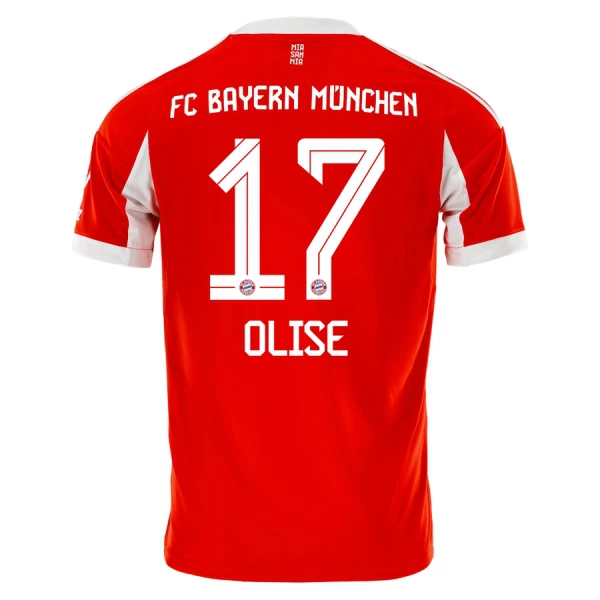 FC Bayern München Olise 17 Hjemmetrøye 2025/2026 FC Bayern München Olise 17 Hjemmetrøye 2025/2026