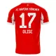 FC Bayern München Olise 17 Hjemmetrøye 2025/2026 FC Bayern München Olise 17 Hjemmetrøye 2025/2026