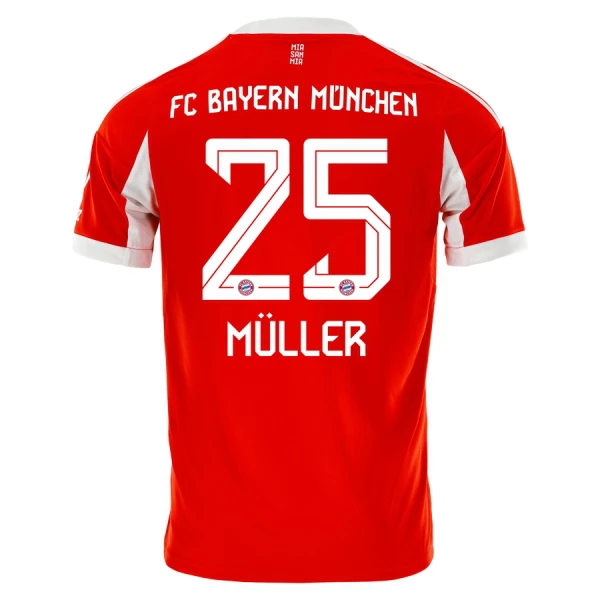 FC Bayern München Thomas Müller 25 Hjemmetrøye 2025/2026 FC Bayern München Thomas Müller 25 Hjemmetrøye 2025/2026