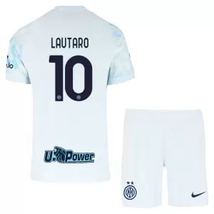 Inter Milan Lautaro Martínez 10 Bortetrøye Barn 2025/2026 Inter Milan Lautaro Martínez 10 Bortetrøye Barn 2025/2026