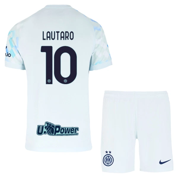 Inter Milan Lautaro Martínez 10 Bortetrøye Barn 2025/2026 Inter Milan Lautaro Martínez 10 Bortetrøye Barn 2025/2026