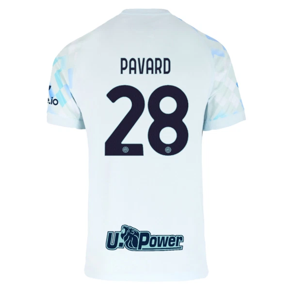 Inter Milan Pavard 28 Bortetrøye 2025/2026 Inter Milan Pavard 28 Bortetrøye 2025/2026